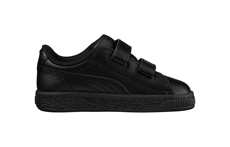 (TD) Puma Basket Classic Kid's Trainers Black 圖 2