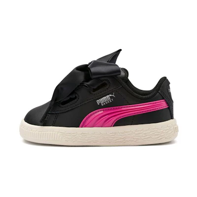 (TD) Puma Basket Heart Jelly 'Black Pink'