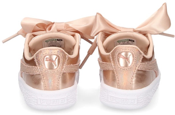 (Toddler) Puma Basket Heart Lunar Lux 'Creamed Tan' 365995-02 Purchase (Toddler) Puma Basket Heart Lunar Lux 'Creamed Tan' 365995-02