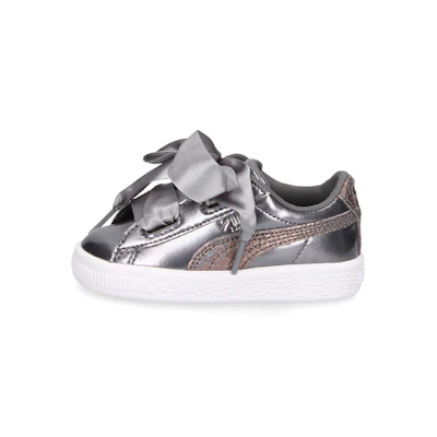 (TD) Puma Basket Heart Lunar Lux 'Smoked Pearl'