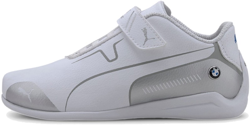 (Preschool) Puma Bmw M Motorsport Drift Cat 8 Running Shoes White/Silver 339980-02 Buy (Preschool) Puma Bmw M Motorsport Drift Cat 8 Running Shoes White/Silver 339980-02