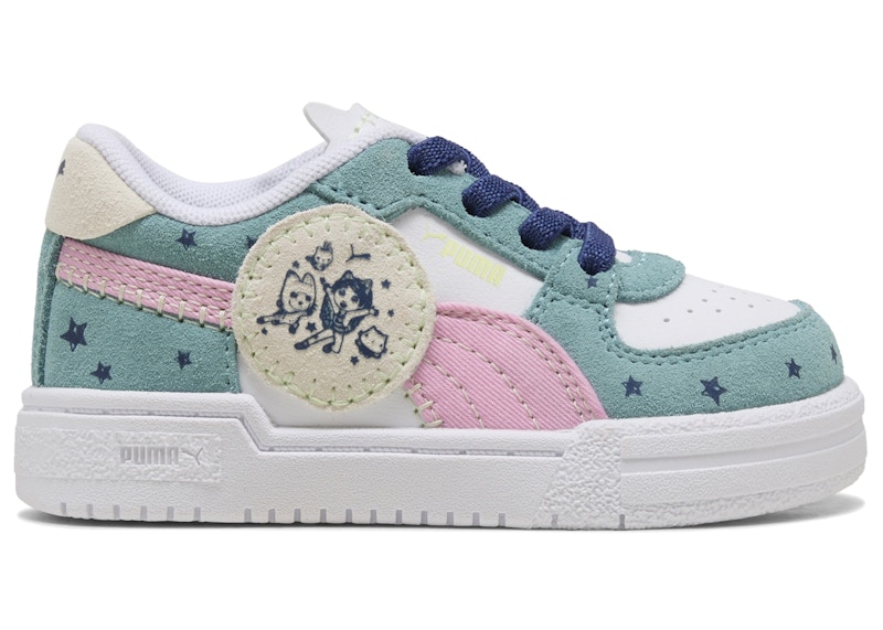 (Infant) Puma Gabby's Dollhouse x Puma Ca Pro Toddler 'White Pink Shimmer' 405783-01