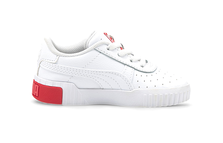 (TD) Puma Cali Casual Board Shoes White/Red 圖 2