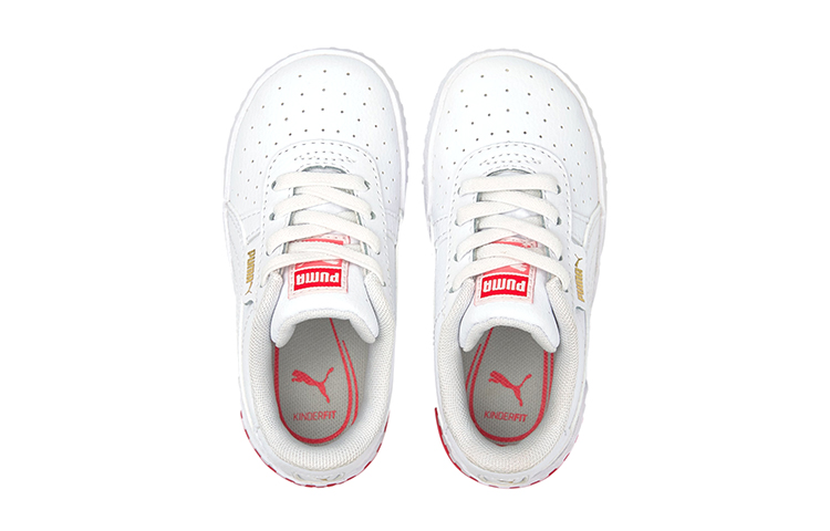 (TD) Puma Cali Casual Board Shoes White/Red 圖 3