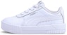 (TD) Puma Carina Leather 'Putih Kelabu Violet' 373604-19