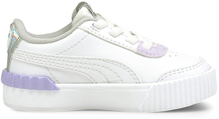 (Toddler) Puma Carina Lift Shine Casual Board Shoes White/Purple 380554-01 Order (Toddler) Puma Carina Lift Shine Casual Board Shoes White/Purple 380554-01