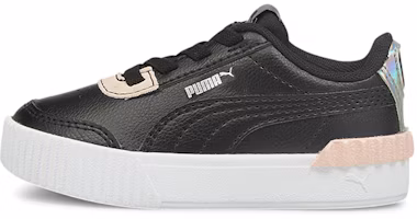 (Toddler) Puma Carina Lift Shine Casual Board Shoes Black 380554-02 (Toddler) Puma Carina Lift Shine Casual Board Shoes Black 380554-02