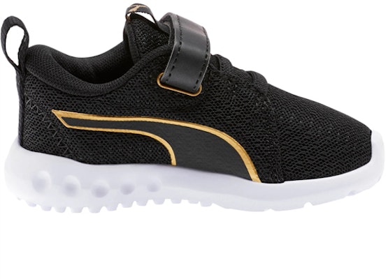 (Toddler) Puma Carson 2 Metallic Mesh 'Black Velcro' 193236-01 Order (Toddler) Puma Carson 2 Metallic Mesh 'Black Velcro' 193236-01
