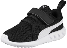 幼童 Puma Carson 2 V 輕便透氣 魔術貼運動鞋 黑白色 Lookbook 幼童 Puma Carson 2 V 輕便透氣 魔術貼運動鞋 黑白色