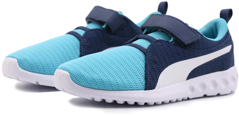 (TD) Puma Carson 2 V ''Scratch Bleu-Vert'' 190565-09 Lookbook (TD) Puma Carson 2 V ''Scratch Bleu-Vert'' 190565-09