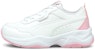 (PS) Puma Cilia Mode Kasut Sukan Lari Putih/Merah Jambu 374232-03
