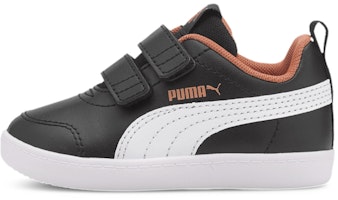 (Toddler) Puma Courtflex V2 'Black Orange' 371544-09 (Toddler) Puma Courtflex V2 'Black Orange' 371544-09