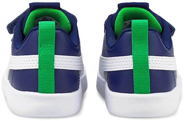 嬰幼兒 Puma Courtflex V2 藍白 休閒板鞋 Shop 嬰幼兒 Puma Courtflex V2 藍白 休閒板鞋