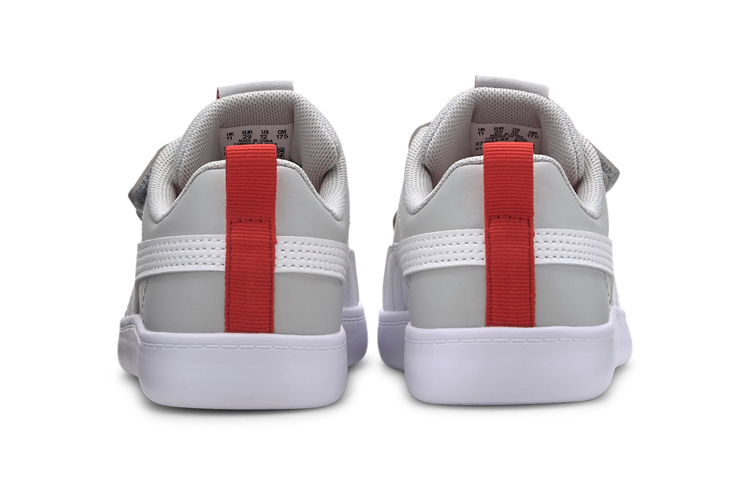Shop (TD) Puma Courtflex V2 ''Gris Rouge'' 371544-02