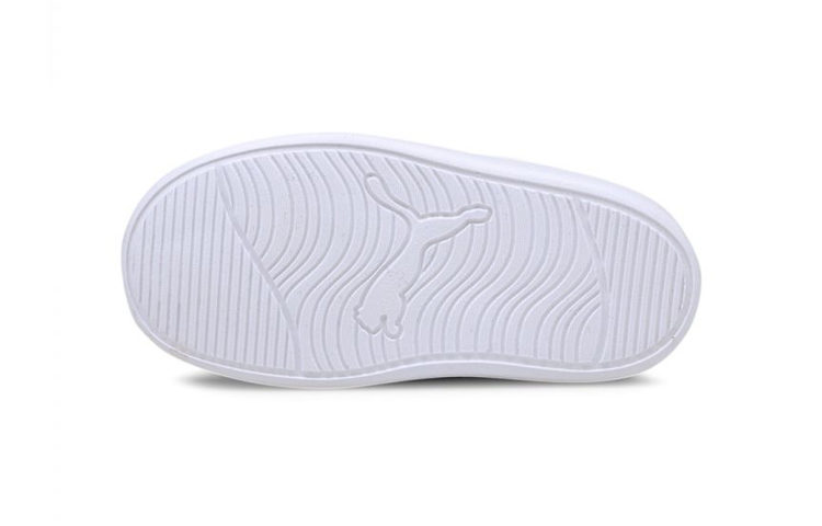 Shop (TD) Puma Courtflex V2 ''Bianco Nero Rosso'' 371544-12