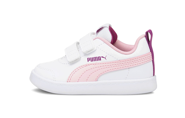 (Toddler) Puma Courtflex V2 'White Pink' 371544-15