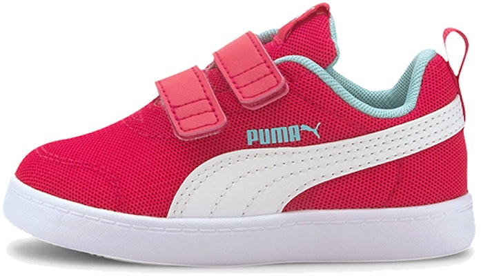 (Toddler) Puma Courtflex V2 Mesh Sneakers White/Pink 371759-02 Buy (Toddler) Puma Courtflex V2 Mesh Sneakers White/Pink 371759-02