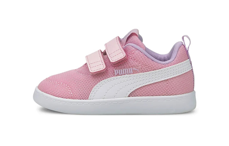 (Toddler) Puma Courtflex V2 Mesh V Lady White 'Pink' 371759-08