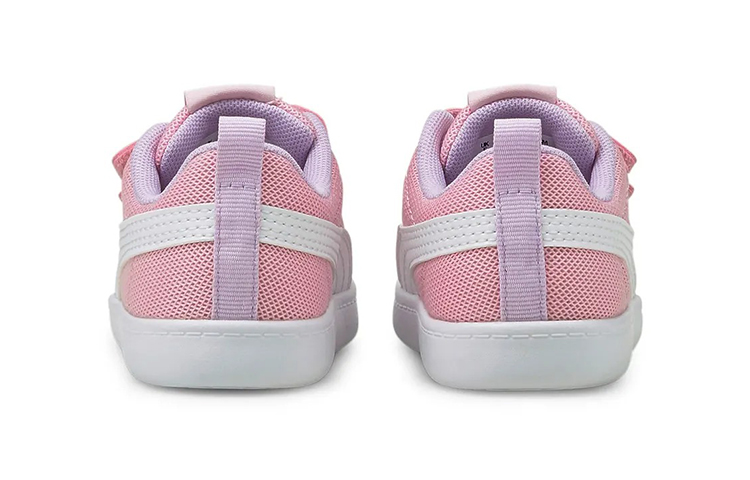 Shop (TD) Puma Courtflex V2 Mesh 'Merah Jambu Putih' 371759-08