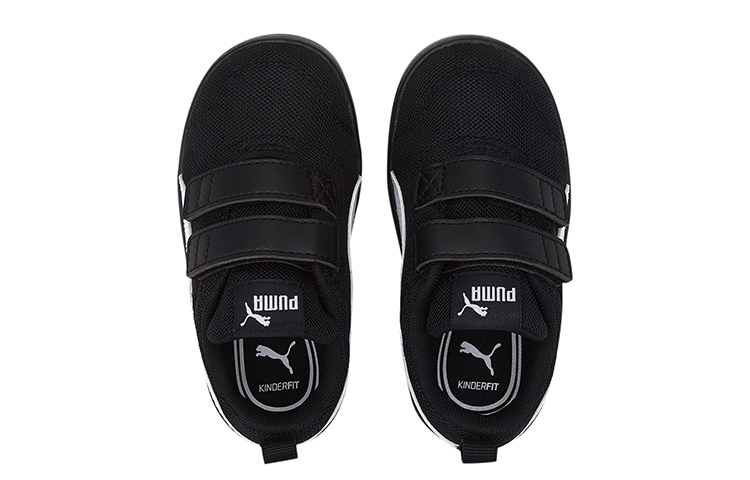 Lookbook (TD) Puma Courtflex V2 Zapatillas de Malla Negro/Blanco 371759-04