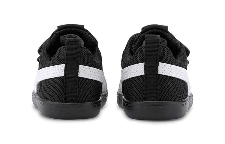 Shop (TD) Puma Courtflex V2 Zapatillas de Malla Negro/Blanco 371759-04