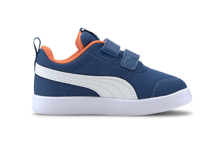 Order (TD) Puma Courtflex V2 Mesh Sneaker Weiß/Blau 371759-01