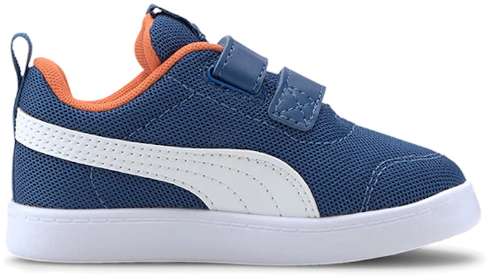 (TD) Puma Courtflex V2 Mesh Sneaker Weiß/Blau 371759-01 Order (TD) Puma Courtflex V2 Mesh Sneaker Weiß/Blau 371759-01