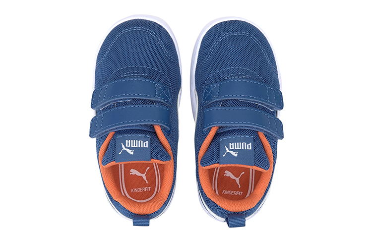 Lookbook (TD) Puma Courtflex V2 Mesh Sneaker Weiß/Blau 371759-01