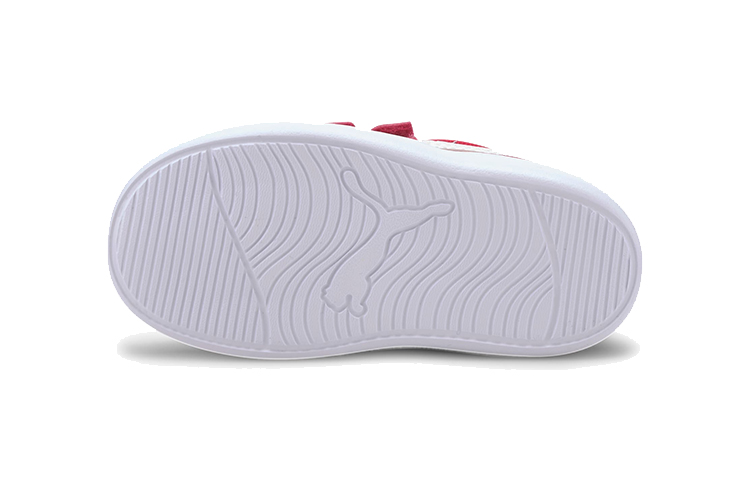 Purchase (TD) Puma Courtflex V2 Sepatu Sneakers Jala Putih/Merah Muda 371759-02