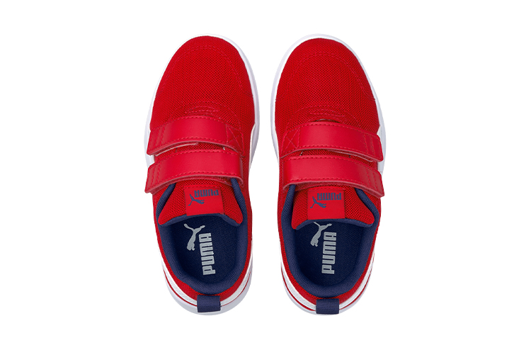 Lookbook (TD) Puma Courtflex V2 Mesh Rosso Bianco Blu Marina 371759-06