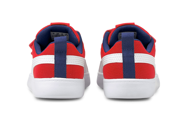 Shop (TD) Puma Courtflex V2 Mesh Rosso Bianco Blu Marina 371759-06