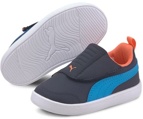 (Toddler) Puma Courtflex v2 Padded 'Black Blue Orange' 372994-01 Lookbook (Toddler) Puma Courtflex v2 Padded 'Black Blue Orange' 372994-01