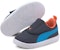 (TD) Puma Courtflex v2 Padded 'Hitam Biru Oren' 372994-01