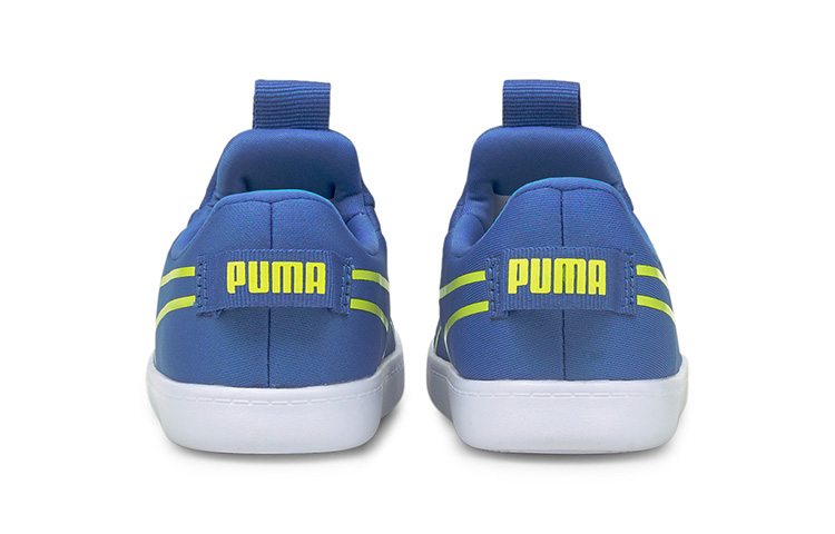 Shop (TD) Puma Courtflex v2 Slip On 'Biru' 374859-02