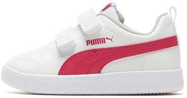 (Toddler) Puma Courtflex V2 V Inf 'White Rose Red' 371544-05 (Toddler) Puma Courtflex V2 V Inf 'White Rose Red' 371544-05