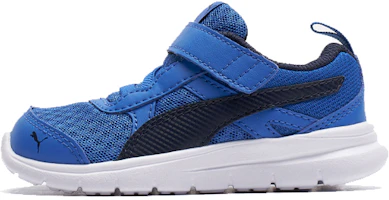 (Toddler) Puma Flex Essential 'Blue Black Velcro' 190684-06 (Toddler) Puma Flex Essential 'Blue Black Velcro' 190684-06