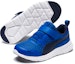 Lookbook (Toddler) Puma Flex Essential 'Blue Black Velcro' 190683-06