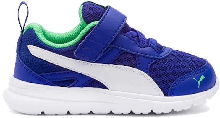(TD) Puma Flex Essential 'Biru Hijau Velcro' 190684-10 Order (TD) Puma Flex Essential 'Biru Hijau Velcro' 190684-10