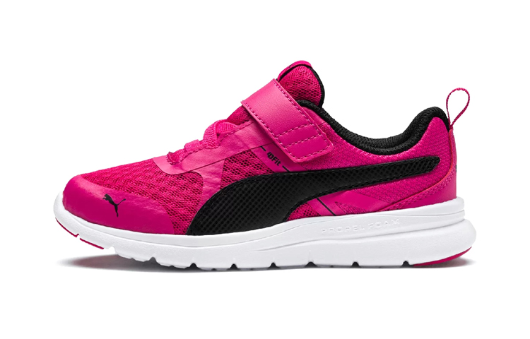 (Toddler) Puma Flex Essential 'Pink-Black Velcro' 190683-08