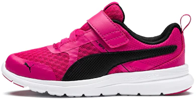 (Toddler) Puma Flex Essential 'Pink-Black Velcro' 190683-08 (Toddler) Puma Flex Essential 'Pink-Black Velcro' 190683-08