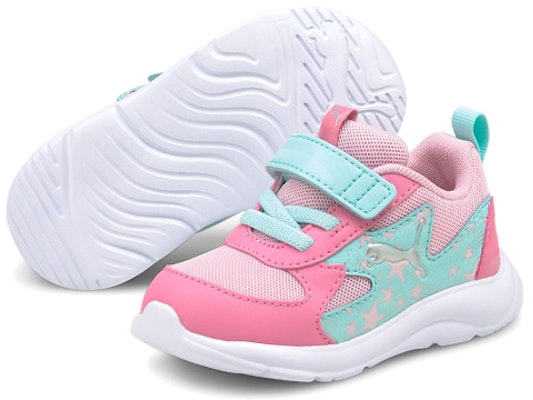 嬰兒 PUMA Fun Racer 低筒 學步鞋 粉綠 Lookbook 嬰兒 PUMA Fun Racer 低筒 學步鞋 粉綠