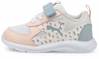 (Toddler) Puma Fun Racer Roar 'White Blue Pink' 380883-01 (Toddler) Puma Fun Racer Roar 'White Blue Pink' 380883-01