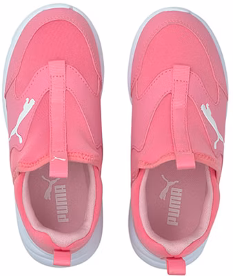 幼兒 Puma Fun Racer 滑入式 粉白色 運動跑步鞋 Lookbook 幼兒 Puma Fun Racer 滑入式 粉白色 運動跑步鞋
