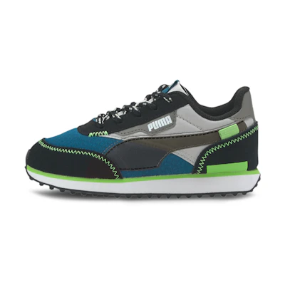 (TD) Puma Future Rider 'City Attack - Grey Black Green'