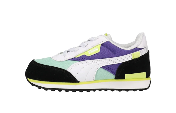 Buy 嬰童 Puma Future Rider Play 耐磨防滑減震 低幫運動鞋 紫白黑