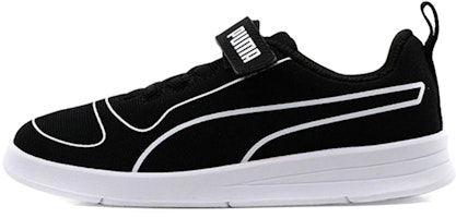 (Toddler) Puma Kali V Sneakers Black/White 367768-01 (Toddler) Puma Kali V Sneakers Black/White 367768-01