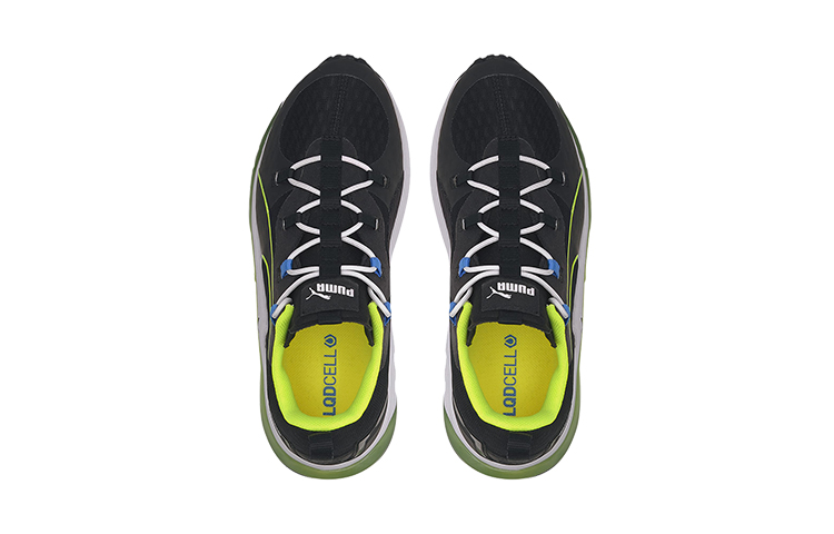 Lookbook (JR) Puma Lqdcell Hydra Hitam/Hijau/Putih Kasut Lari Rendah Atas 193639-01