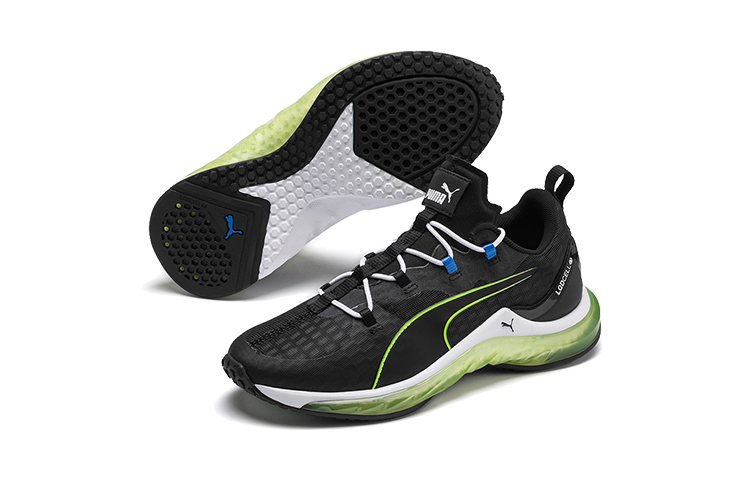 Purchase (JR) Puma Lqdcell Hydra Hitam/Hijau/Putih Kasut Lari Rendah Atas 193639-01
