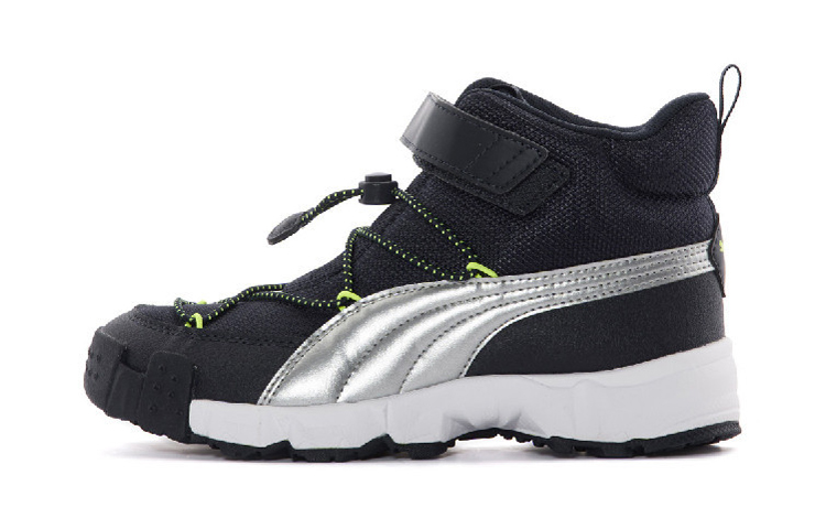 (Toddler) Puma Maka V Mid 'Black Silver Green' 192534-01