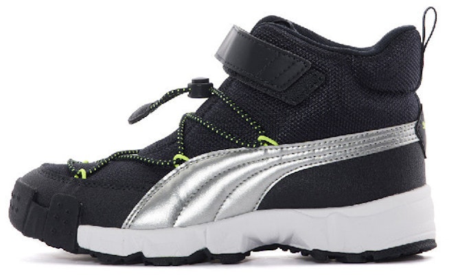 (Toddler) Puma Maka V Mid 'Black Silver Green' 192534-01 Buy (Toddler) Puma Maka V Mid 'Black Silver Green' 192534-01